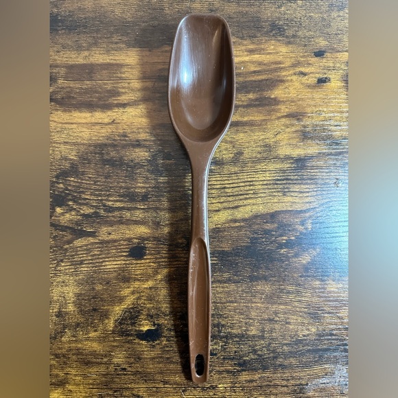 Vintage Foley Brown Nylon/Plastic Serving Spoon Kitchen Utensil USA - Picture 1 of 3
